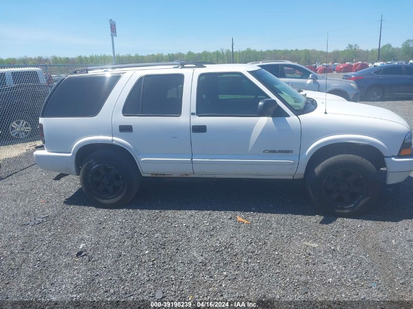 2002 Chevrolet Blazer Ls VIN: 1GNDT13W02K239920 Lot: 39198239