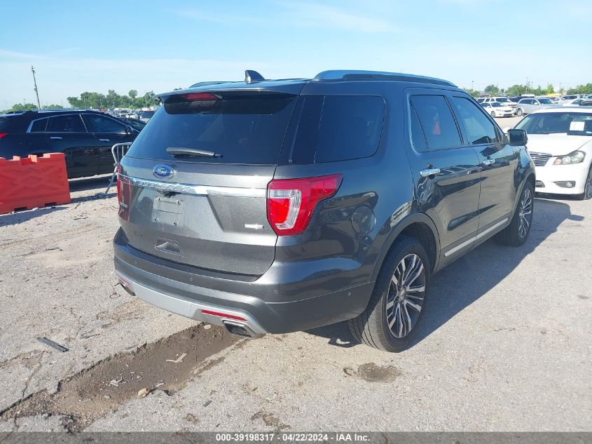 2017 Ford Explorer Platinum VIN: 1FM5K8HT8HGC20403 Lot: 82877203