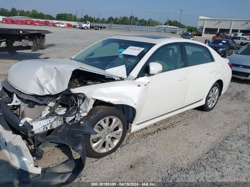 2011 Toyota Avalon VIN: 4T1BK3DB1BU404593 Lot: 39198389