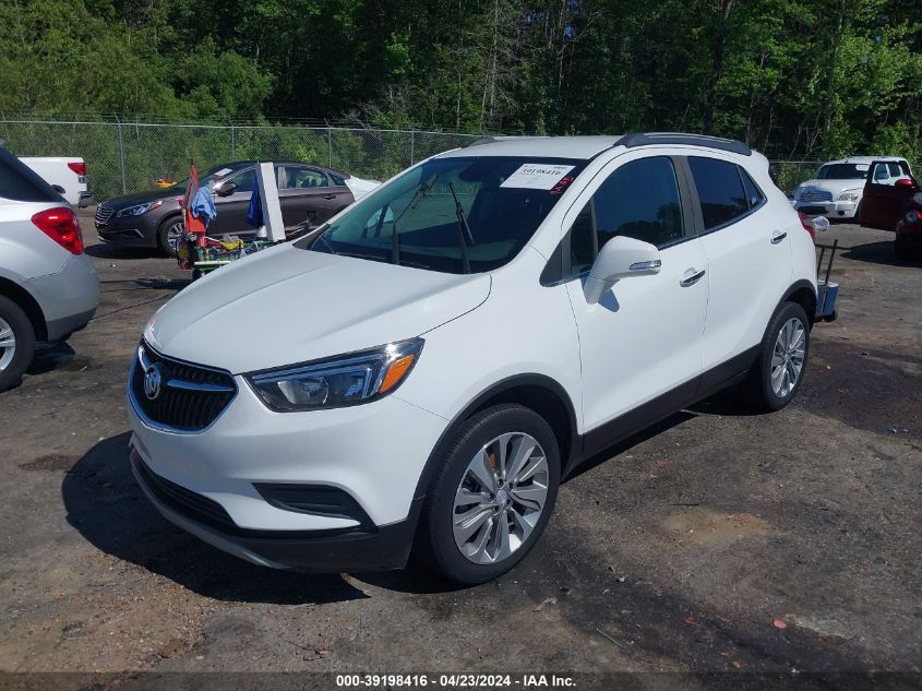 2019 Buick Encore Fwd Preferred VIN: KL4CJASB0KB740003 Lot: 39198416