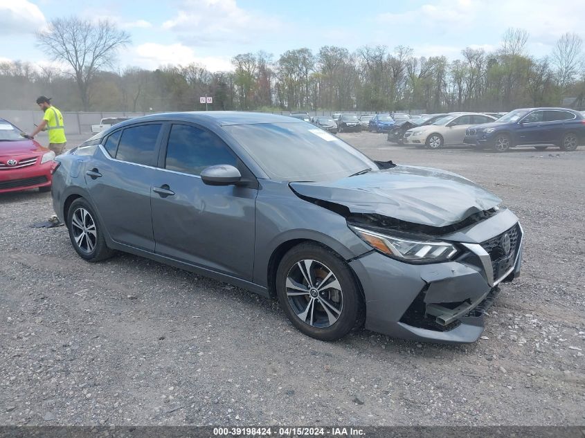 2021 Nissan Sentra Sv Xtronic Cvt VIN: 3N1AB8CV2MY212756 Lot: 40376447