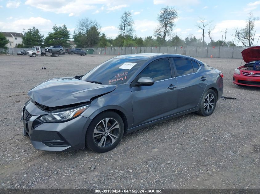 2021 Nissan Sentra Sv Xtronic Cvt VIN: 3N1AB8CV2MY212756 Lot: 40376447