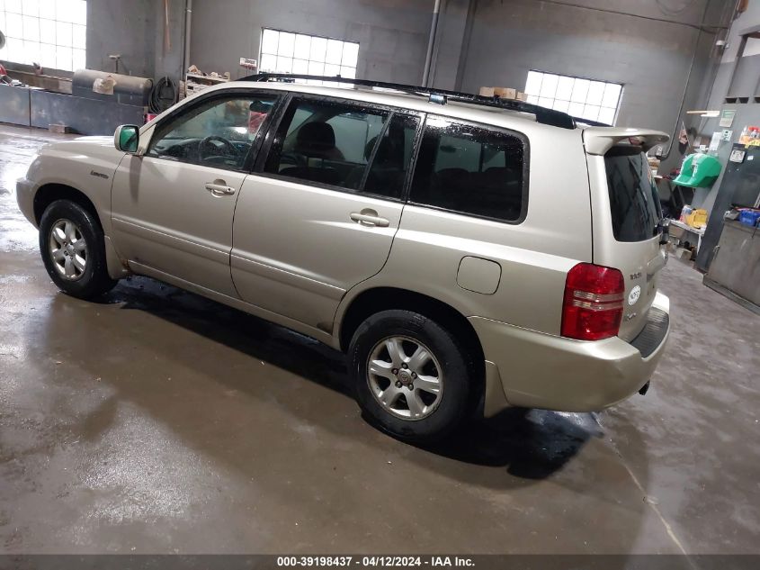 JTEHF21A020092049 | 2002 TOYOTA HIGHLANDER