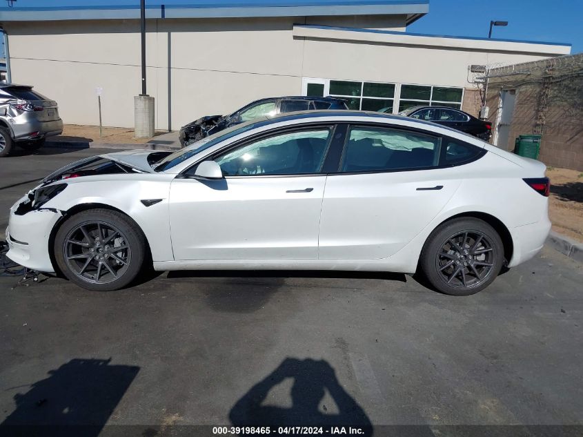 2022 Tesla Model 3 Long Range Dual Motor All-Wheel Drive VIN: 5YJ3E1EB3NF173423 Lot: 39198465