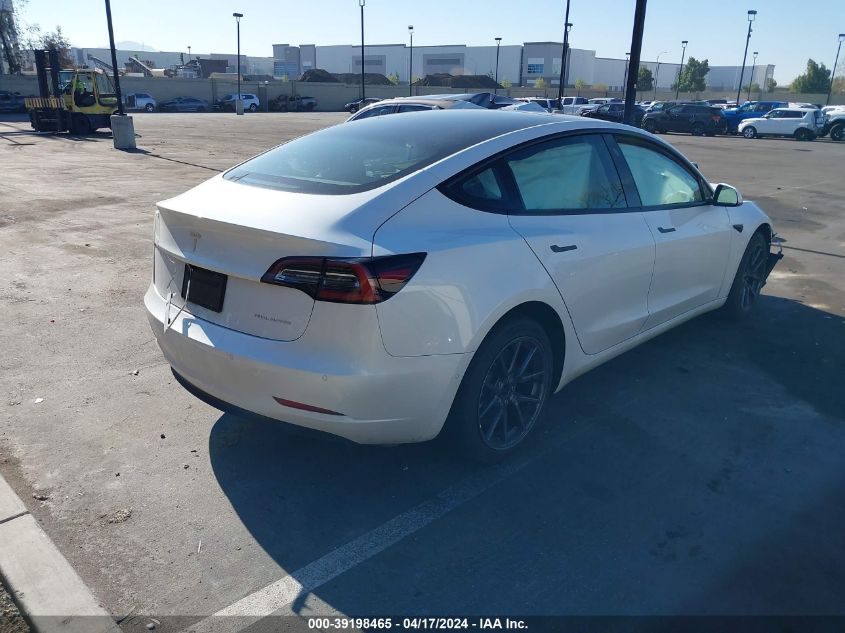 2022 Tesla Model 3 Long Range Dual Motor All-Wheel Drive VIN: 5YJ3E1EB3NF173423 Lot: 39198465