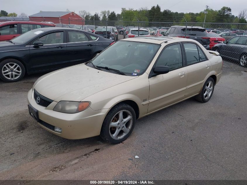 2001 Mazda Protege Es/Lx VIN: JM1BJ226010471375 Lot: 39198520