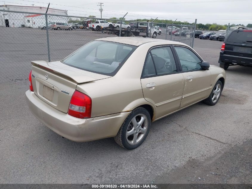 2001 Mazda Protege Es/Lx VIN: JM1BJ226010471375 Lot: 39198520