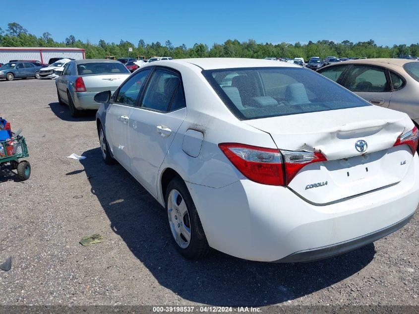 2016 TOYOTA COROLLA LE - 2T1BURHE3GC638132