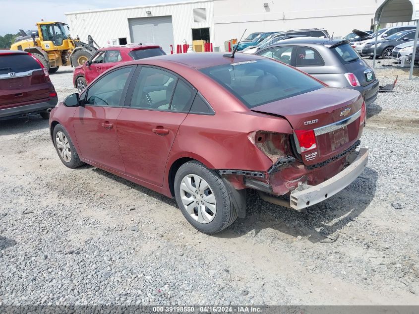 2013 Chevrolet Cruze Ls Auto VIN: 1G1PA5SG6D7106171 Lot: 39198550