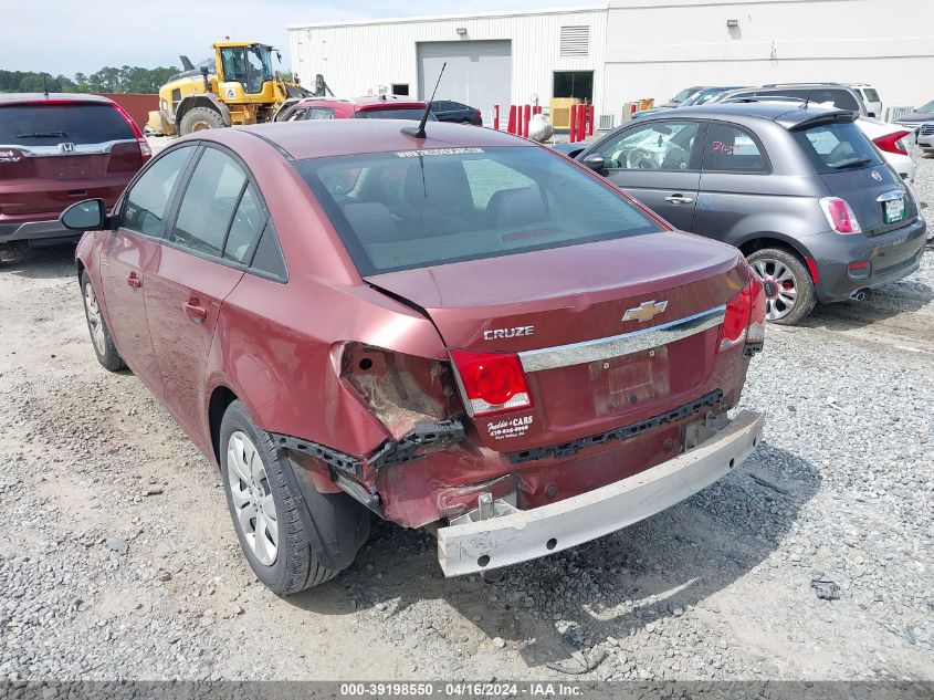 2013 Chevrolet Cruze Ls Auto VIN: 1G1PA5SG6D7106171 Lot: 39198550