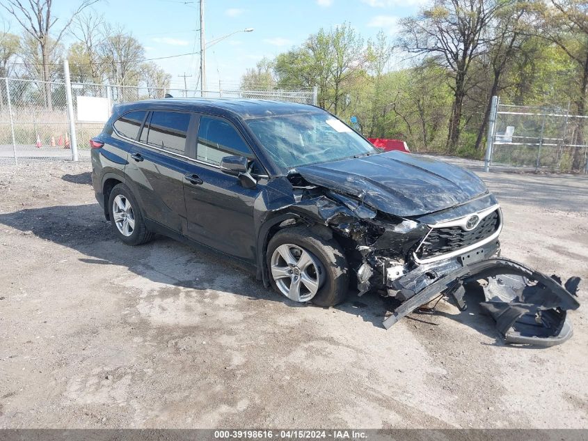 2023 Toyota Highlander L VIN: 5TDKDRAH2PS004922 Lot: 39198616