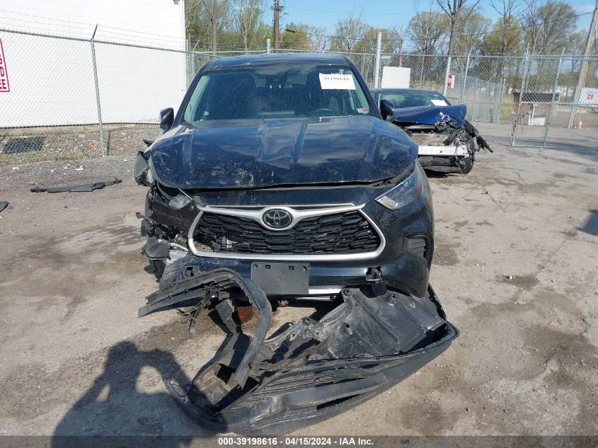 2023 Toyota Highlander L VIN: 5TDKDRAH2PS004922 Lot: 39198616