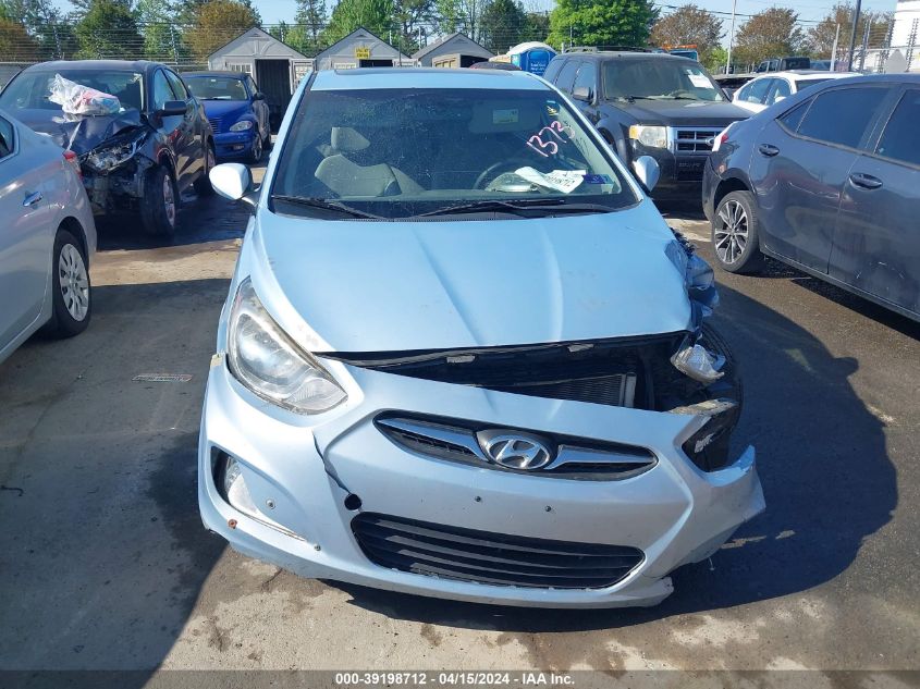 2013 Hyundai Accent Se VIN: KMHCU5AE4DU091373 Lot: 39198712