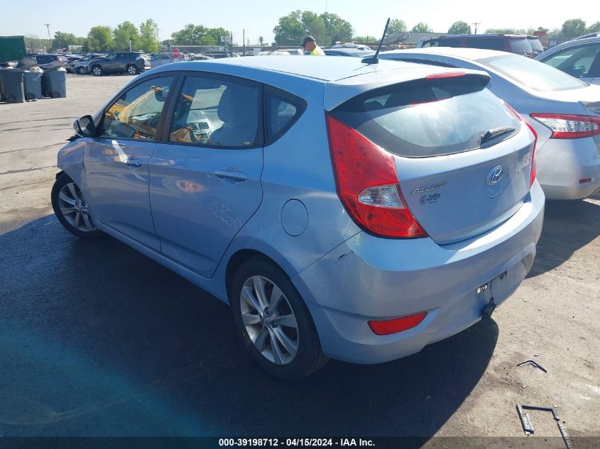 2013 Hyundai Accent Se VIN: KMHCU5AE4DU091373 Lot: 39198712