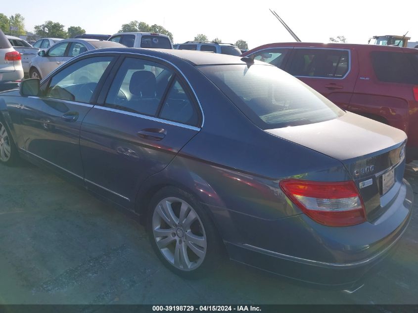 WDDGF81X38F064863 | 2008 MERCEDES-BENZ C 300