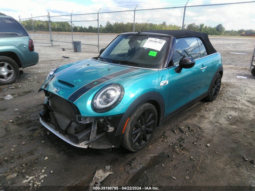 2019 MINI CONVERTIBLE VIN: WMWWG9C54K3E41195
