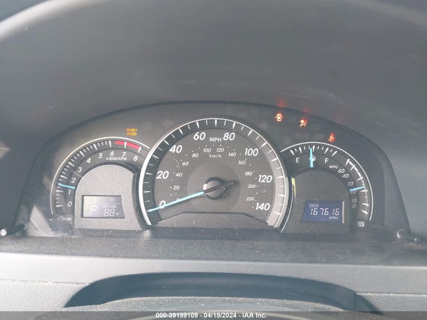 2012 Toyota Camry Le VIN: 4T4BF1FK6CR263968 Lot: 39199109