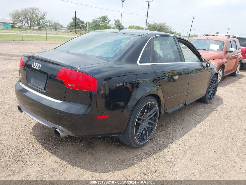 2007 Audi S4 4.2 VIN: WAUGL78E07A115052 Lot: 39199210