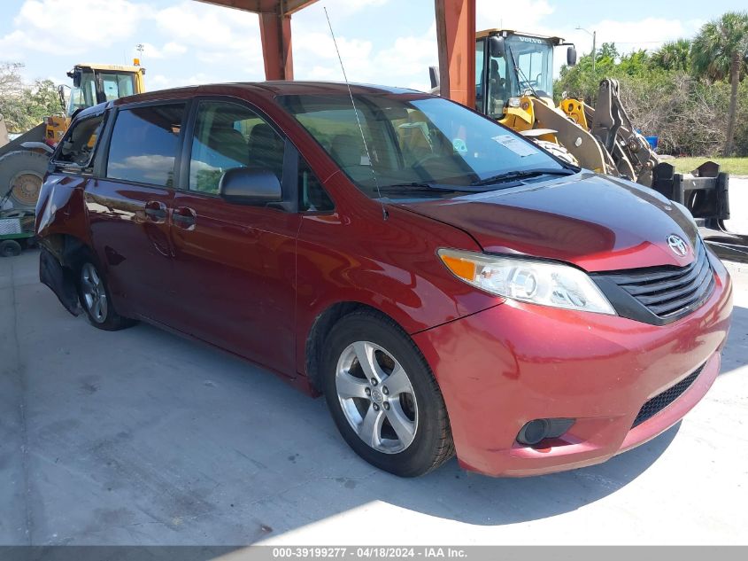 2014 Toyota Sienna L V6 7 Passenger VIN: 5TDZK3DC5ES503745 Lot: 39199277