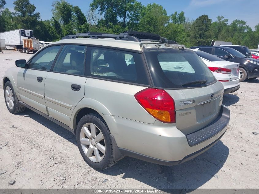 4S4BP61C667336134 | 2006 SUBARU OUTBACK