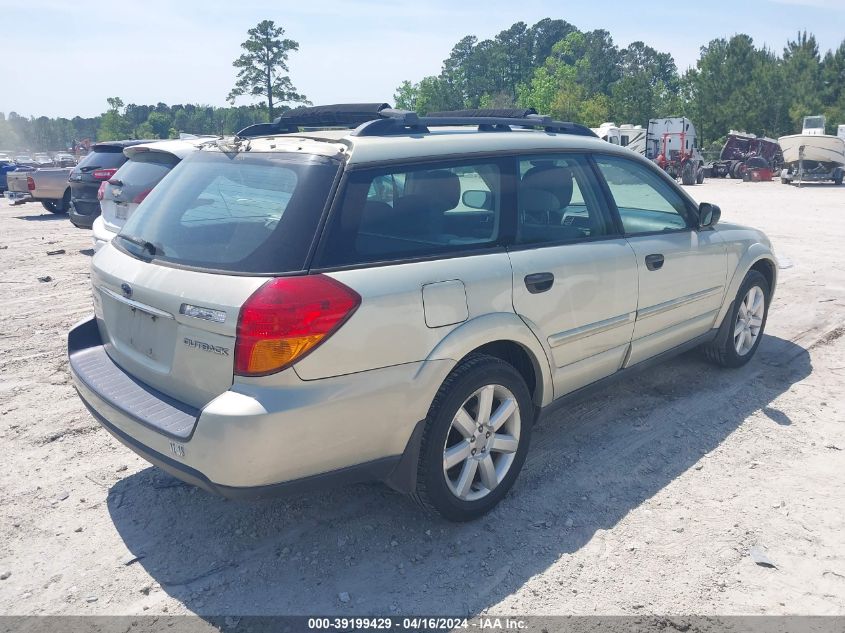 4S4BP61C667336134 | 2006 SUBARU OUTBACK