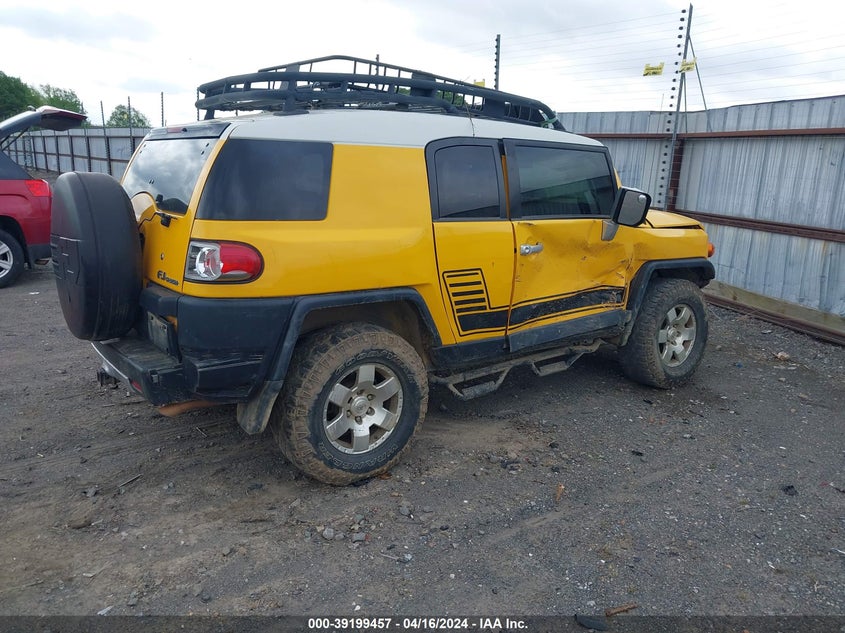 2007 Toyota Fj Cruiser VIN: JTEBU11F070048304 Lot: 39199457