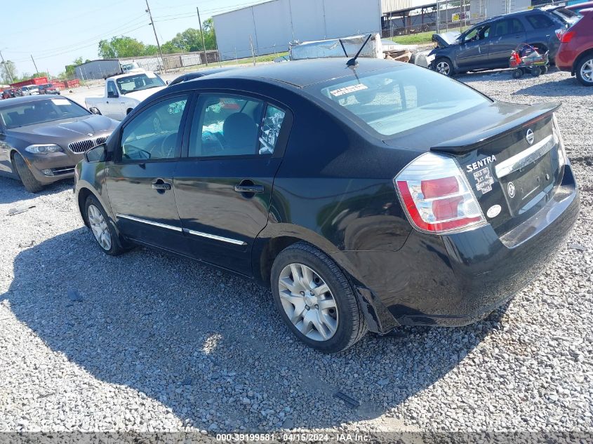 3N1AB6AP2BL615865 | 2011 NISSAN SENTRA