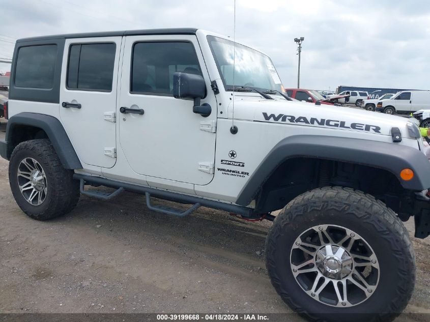 2012 Jeep Wrangler Unlimited Sport VIN: 1C4BJWDG5CL217112 Lot: 39199668