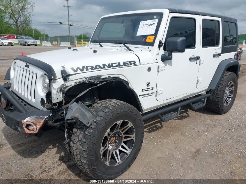 2012 Jeep Wrangler Unlimited Sport VIN: 1C4BJWDG5CL217112 Lot: 39199668