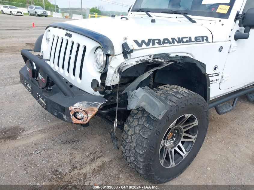 2012 Jeep Wrangler Unlimited Sport VIN: 1C4BJWDG5CL217112 Lot: 39199668