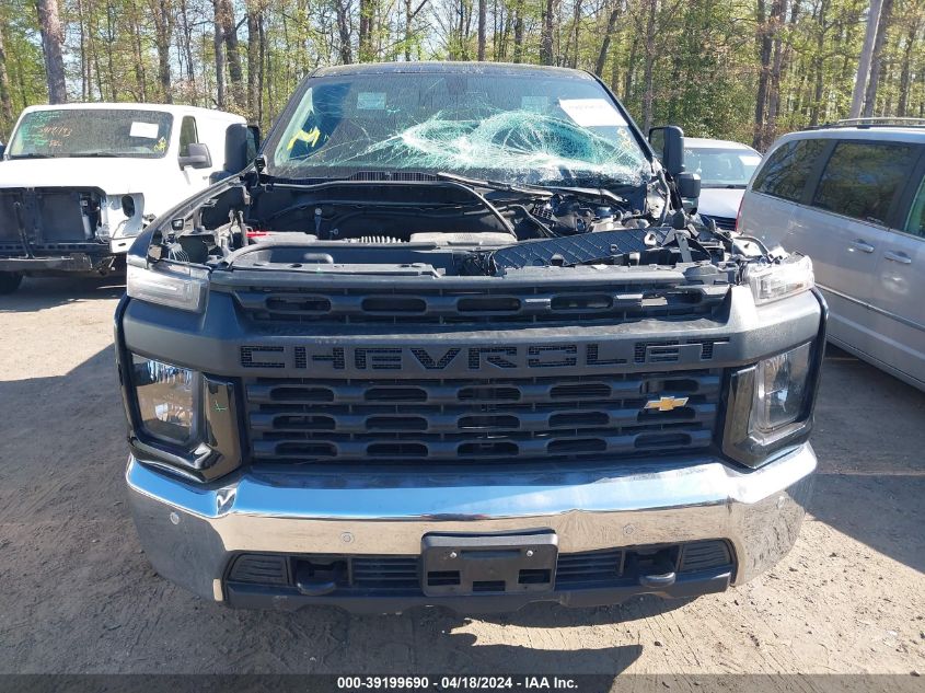 2021 Chevrolet Silverado 2500Hd 4Wd Double Cab Standard Bed Wt VIN: 1GC2YLE78MF213161 Lot: 43813524