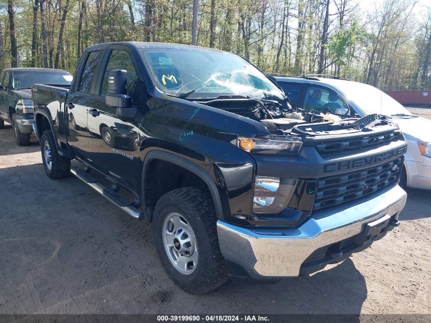 2021 Chevrolet Silverado 2500Hd 4Wd Double Cab Standard Bed Wt VIN: 1GC2YLE78MF213161 Lot: 43813524