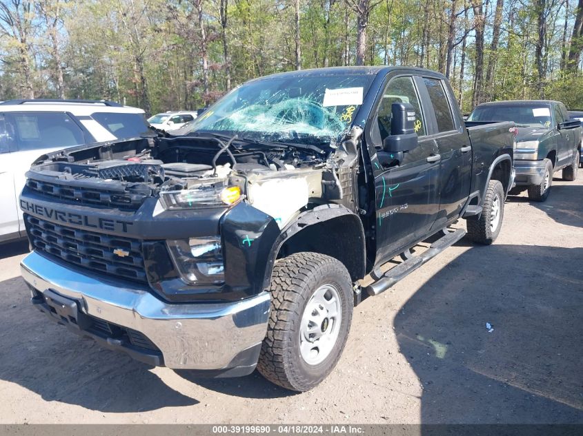 2021 Chevrolet Silverado 2500Hd 4Wd Double Cab Standard Bed Wt VIN: 1GC2YLE78MF213161 Lot: 43813524