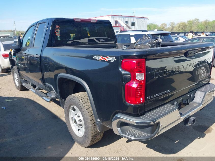 2021 Chevrolet Silverado 2500Hd 4Wd Double Cab Standard Bed Wt VIN: 1GC2YLE78MF213161 Lot: 43813524