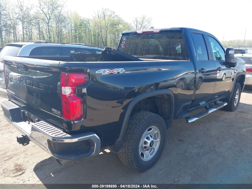 2021 Chevrolet Silverado 2500Hd 4Wd Double Cab Standard Bed Wt VIN: 1GC2YLE78MF213161 Lot: 43813524