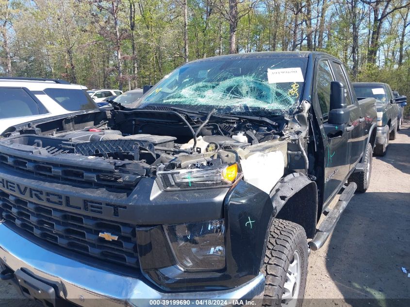 2021 Chevrolet Silverado 2500Hd 4Wd Double Cab Standard Bed Wt VIN: 1GC2YLE78MF213161 Lot: 43813524