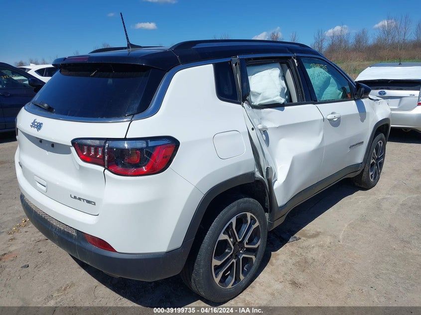 VIN 3C4NJDCB1NT183586 2022 JEEP COMPASS LIMITED