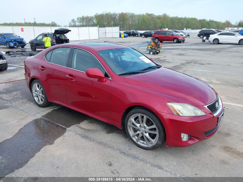 2006 Lexus Is 250 VIN: JTHBK262762008339 Lot: 39199815