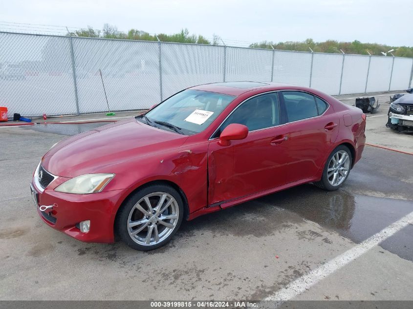 2006 Lexus Is 250 VIN: JTHBK262762008339 Lot: 39199815