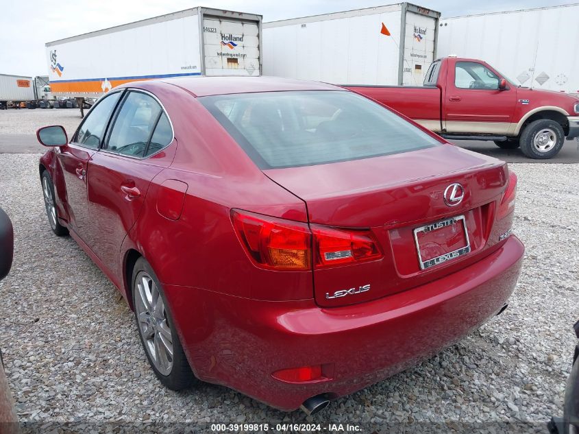 2006 Lexus Is 250 VIN: JTHBK262762008339 Lot: 39199815