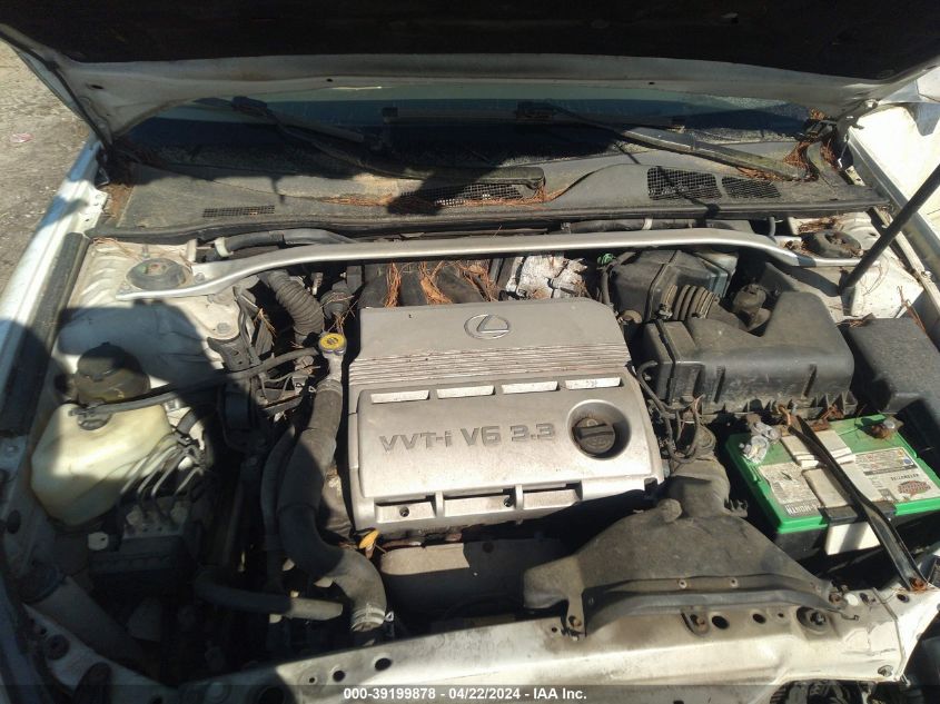 2004 Lexus Es 330 VIN: JTHBA30G540018180 Lot: 39199878