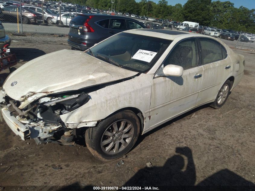 2004 Lexus Es 330 VIN: JTHBA30G540018180 Lot: 39199878