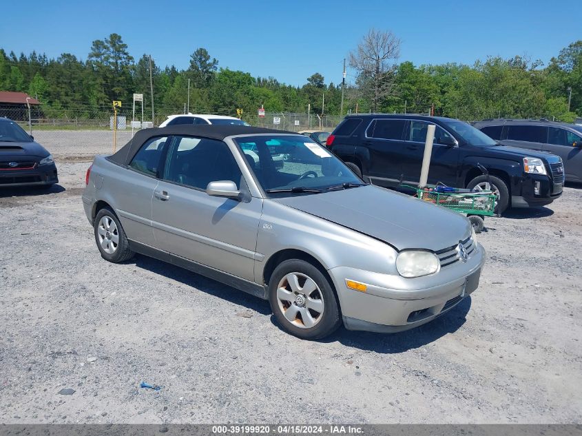 3VWDC21V41M811763 | 2001 VOLKSWAGEN CABRIO