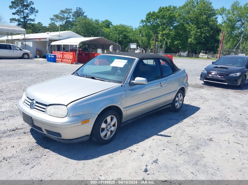 3VWDC21V41M811763 | 2001 VOLKSWAGEN CABRIO