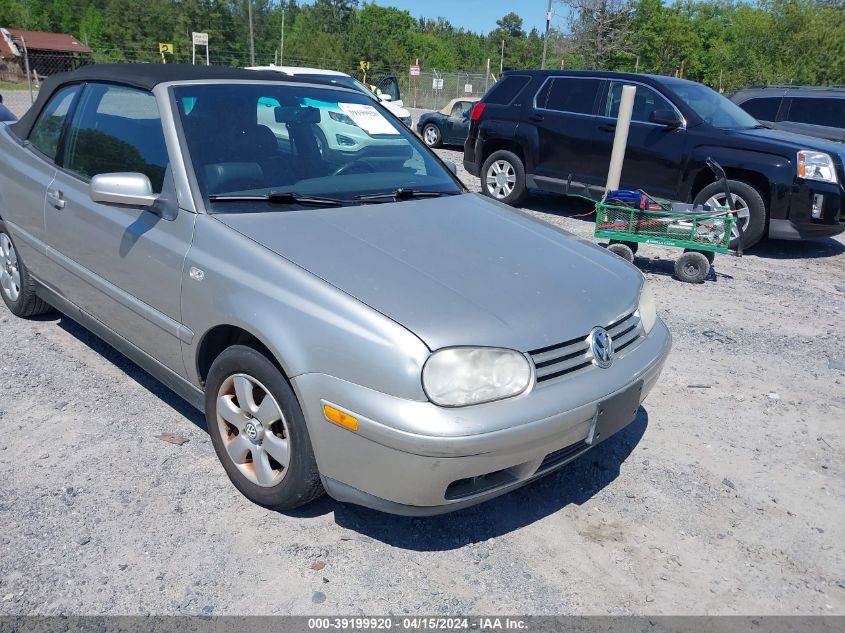 3VWDC21V41M811763 | 2001 VOLKSWAGEN CABRIO