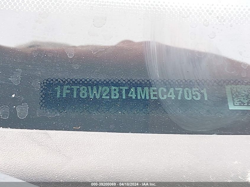 2021 Ford F-250 Lariat VIN: 1FT8W2BT4MEC47051 Lot: 39200069