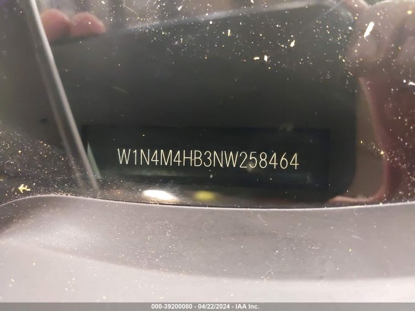 2022 Mercedes-Benz Glb 250 4Matic VIN: W1N4M4HB3NW258464 Lot: 39200080