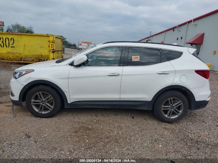 2017 Hyundai Santa Fe Sport 2.4L VIN: 5XYZU3LB3HG396599 Lot: 39200124