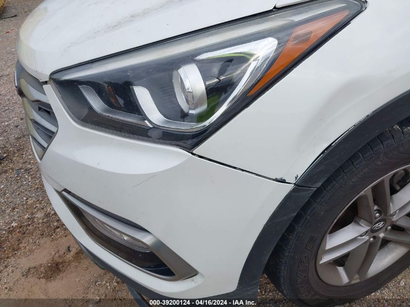 2017 Hyundai Santa Fe Sport 2.4L VIN: 5XYZU3LB3HG396599 Lot: 39200124