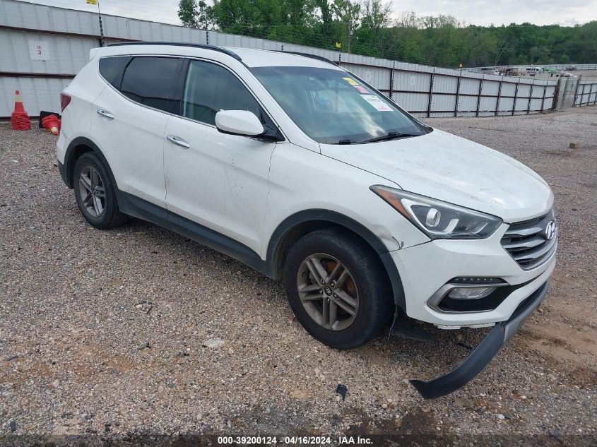 2017 Hyundai Santa Fe Sport 2.4L VIN: 5XYZU3LB3HG396599 Lot: 39200124